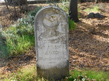 [Picture of Irene Myers grave]